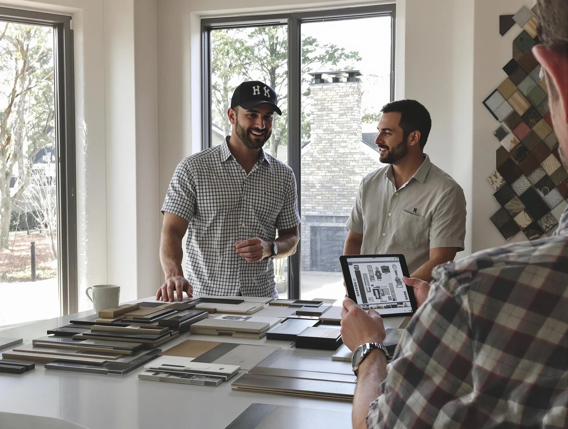 Beverly Chimney Sweep remodeling a chimney and fireplace in Beverly, MA