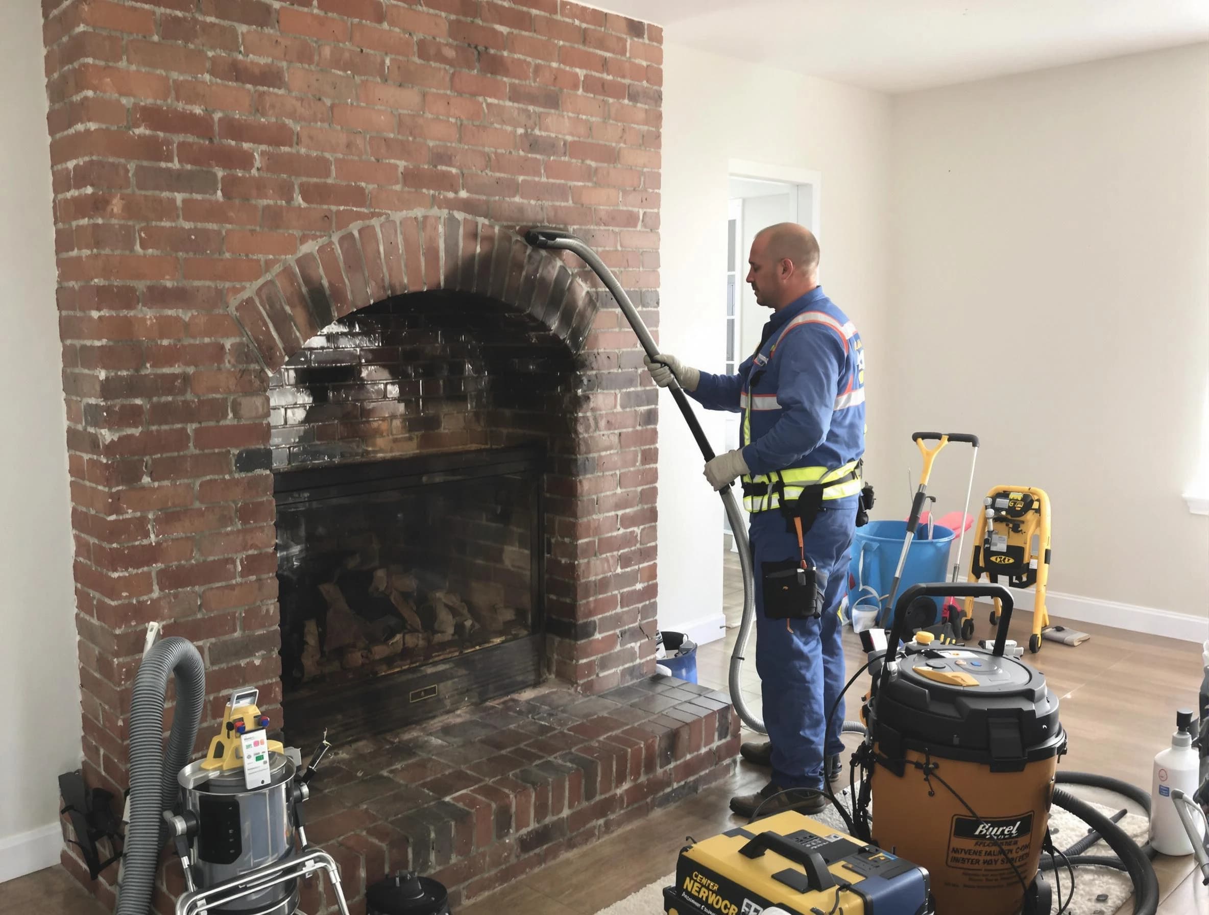 Beverly Chimney Sweep expert performing detailed chimney sweep in Beverly, MA