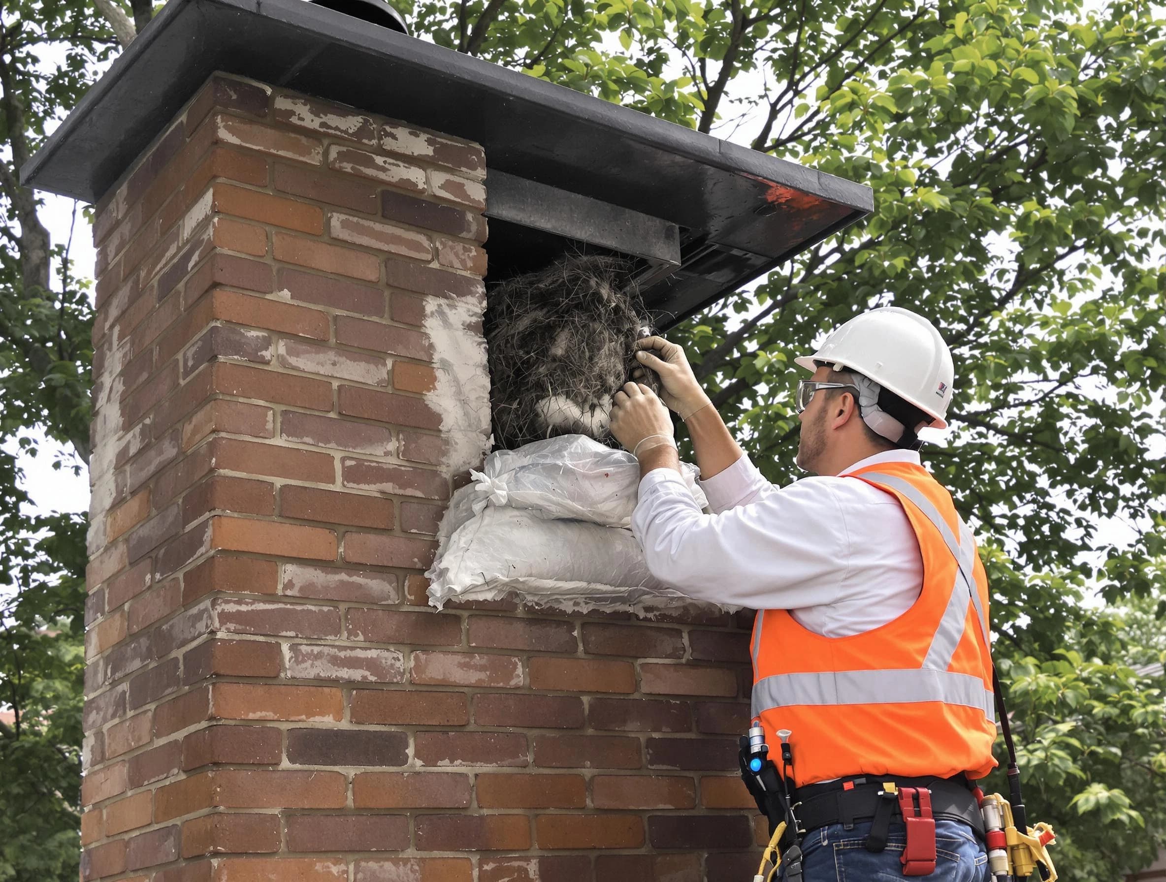Humane removal of debris and animals by Beverly Chimney Sweep in Beverly, MA