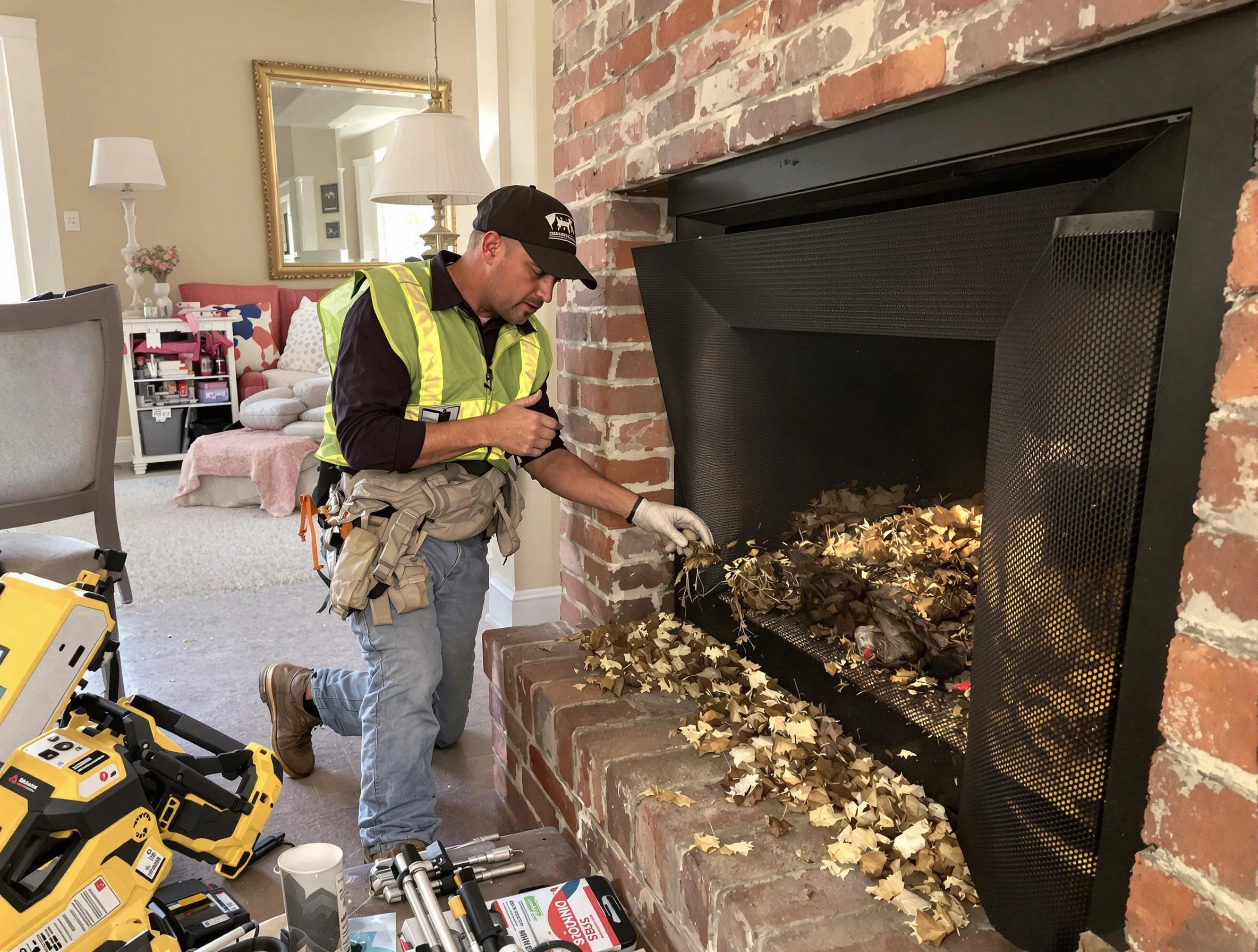 Safe screening installation by Beverly Chimney Sweep in Beverly, MA