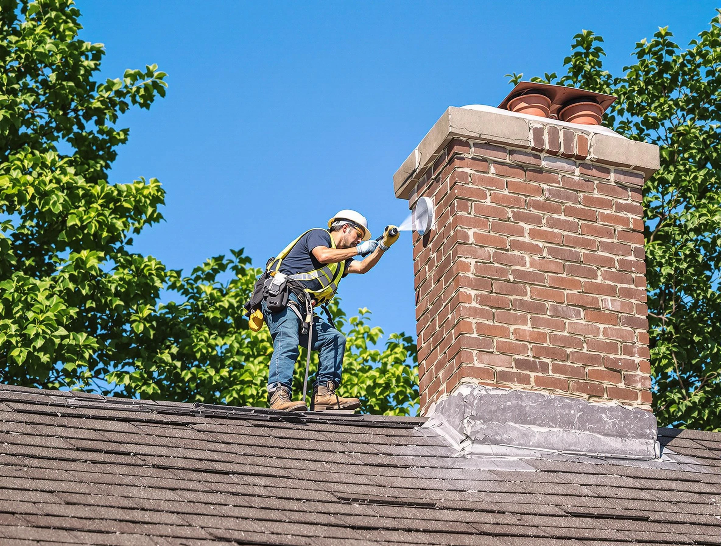 Beverly Chimney Sweep performing an inspection with advanced tools in Beverly, MA