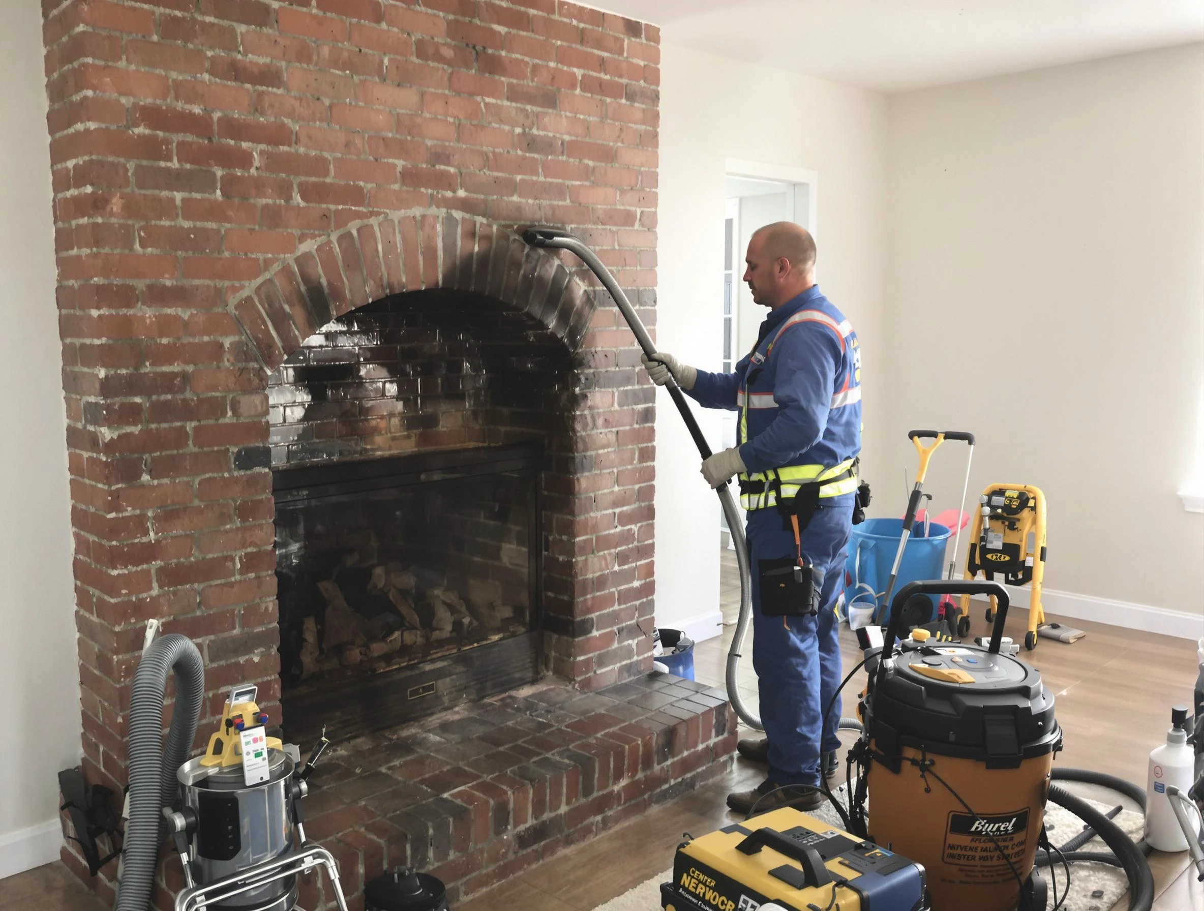 Beverly Chimney Sweep expert performing detailed chimney sweep in Beverly, MA