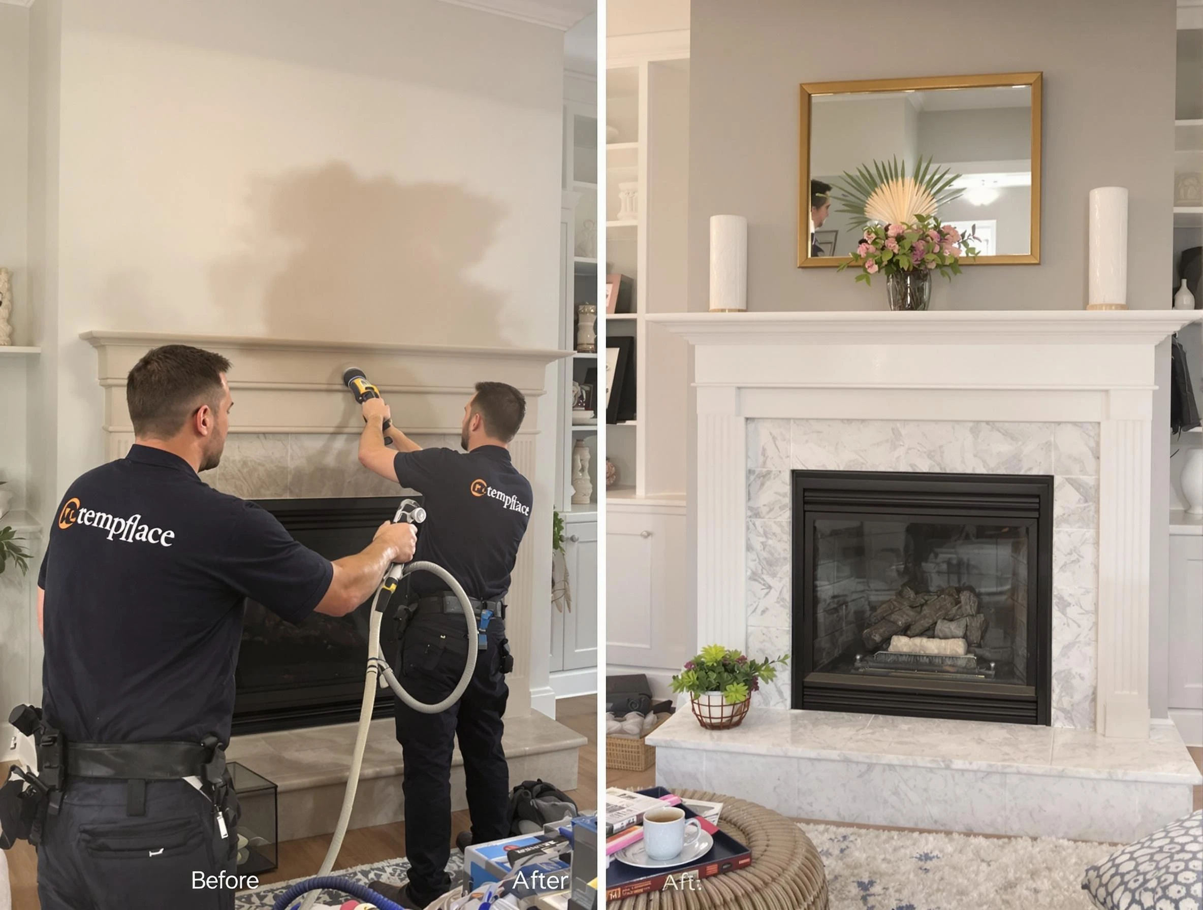 Professional soot removal by Beverly Chimney Sweep team in Beverly, MA